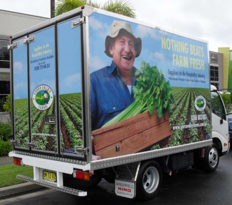 Stand out with signage on your truck Stand out with signage on your truck