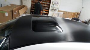 Black and White roof wrap