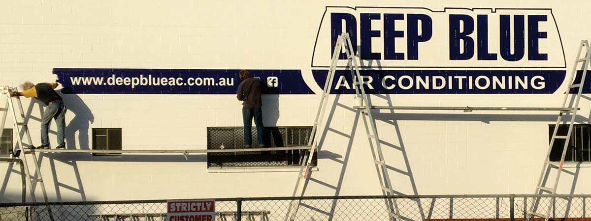 Deep Blue sign on the Gold Coast